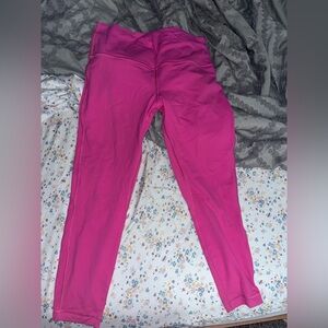 Lululemon Pink Align Legging, 25”, size 12